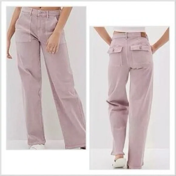 American Eagle Outfitters Light Pink Skater Jeans - Picture 2 of 7